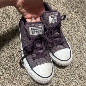 Converse Dark Purple Sneakers